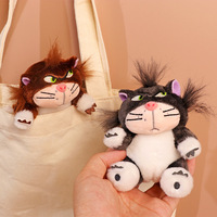 Funny Lucifer Cat Doll Plush Keychain - Thumbnail 3
