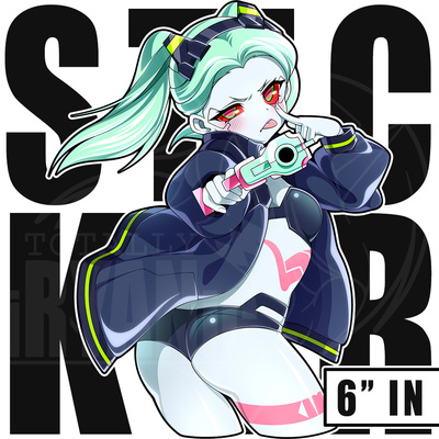 6" Vinyl Stickers: Rebecca