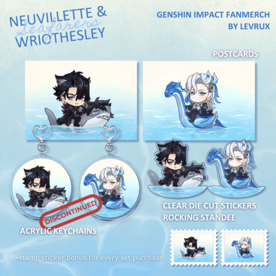 [genshin impact] seafarers - neuvillette and wriothesley