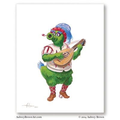 "Philly Bard" 8x10 print
