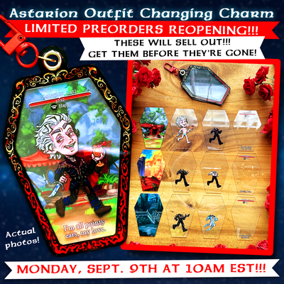 PREORDER BG3 Astarion Outfit Changing Charm