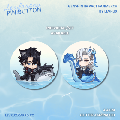 [genshin impact] seafarers - neuvillette and wriothesley