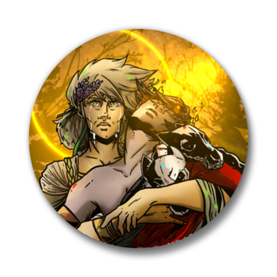 Mother persephone pinback buttons