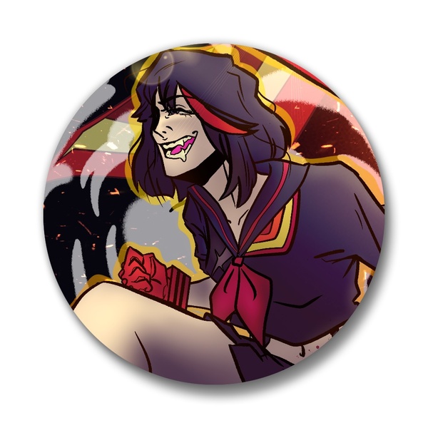 Ryuko Matoi Pinback Buttons