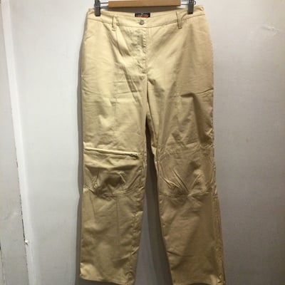 W.&l.t. cream zip details pants for ladies 00ss