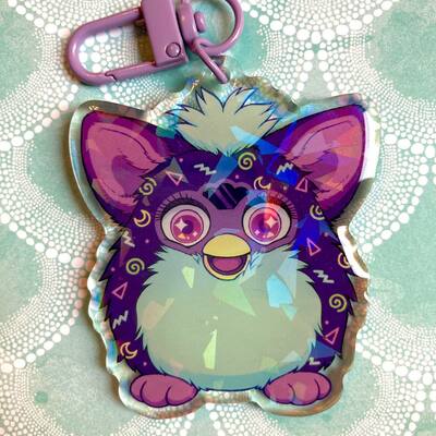 Furby keychain