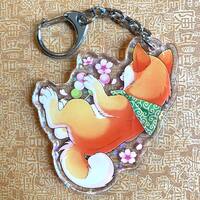 Shiba Inu Dango Keychain (large) - Thumbnail 1