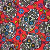 Dia De Los Muertos (Red)  - Fleece - Thumbnail 3
