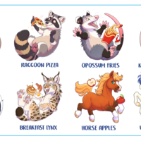 Critters and Treats Magnets - Thumbnail 2