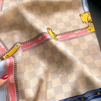 Luxury Style Printed Scarf - Thumbnail 1