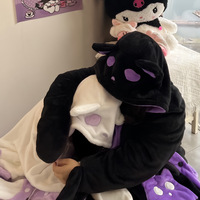 Little Ghost Fleece Nightgown Pajamas Flannel Nightwear Set - Thumbnail 2