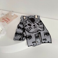 Kawaii Animal Cat Tiger Panda Scarf - Thumbnail 3