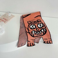 Kawaii Animal Cat Tiger Panda Scarf - Thumbnail 4