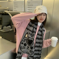 Kawaii Animal Cat Tiger Panda Scarf - Thumbnail 9