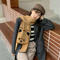 Kawaii Animal Cat Tiger Panda Scarf - Thumbnail 5