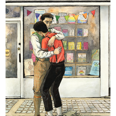 Dead boy detectives a4 artprint: "hug"