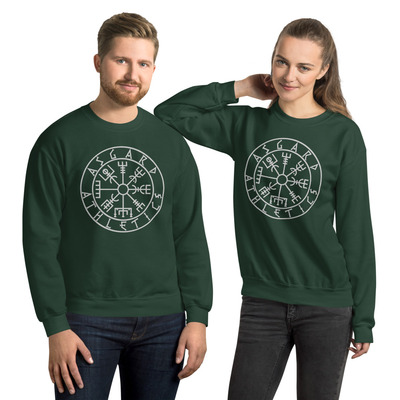 Helm of Awe Unisex Sweatshirt Green