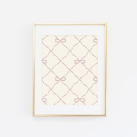 Ribbons and Bows Pattern (Color Options Available) - Thumbnail 3