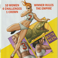 AWA Upshot Fight Girls complete set 1-5 2021 Frank Cho Sabine Rich - Thumbnail 1