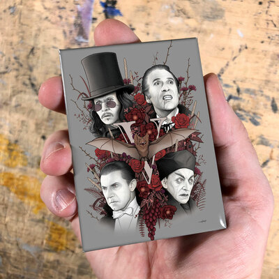 The Four Vampires Magnet