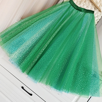 PINK Sequined Tulle Midi Skirt Outfit Women Sparkly Midi Tulle Skirt Wedding Party Outfit Plus Size Custom - Thumbnail 6