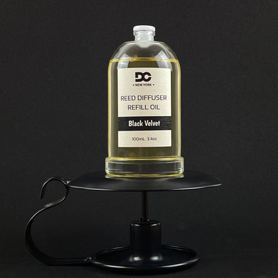 Daniella's candles black velvet reed diffuser refill oil 3.4oz/100ml