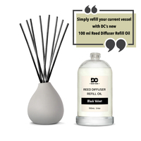 Daniella's Candles Black Velvet Reed Diffuser Refill Oil 3.4oz/100mL - Thumbnail 3