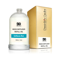 Daniella's Candles California Rain Reed Diffuser Refill Oil 3.4oz/100mL - Thumbnail 1