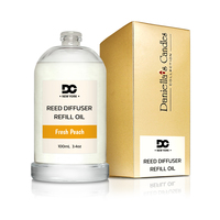 Daniella's Candles Fresh Peach Reed Diffuser Refill Oil 3.4oz/100mL - Thumbnail 1