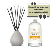Daniella's Candles Fresh Peach Reed Diffuser Refill Oil 3.4oz/100mL - Thumbnail 2