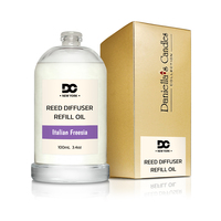 Daniella's Candles Italian Freesia Reed Diffuser Refill Oil 3.4oz/100mL - Thumbnail 1