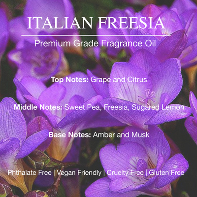 Daniella's candles italian freesia reed diffuser refill oil 3.4oz/100ml