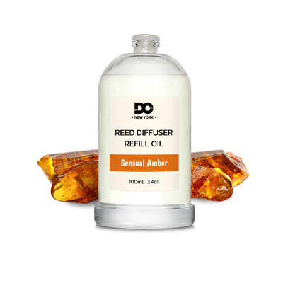 Daniella's candles sensual amber reed diffuser refill oil 3.4oz/100ml - Thumbnail 1