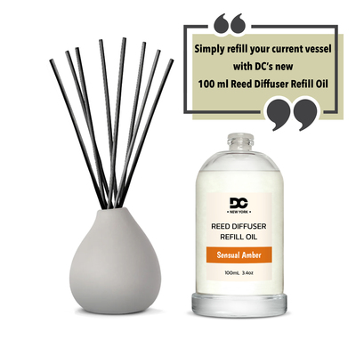 Daniella's candles sensual amber reed diffuser refill oil 3.4oz/100ml