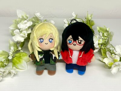 Otherside picnic: Sorawo & Toriko handmade plushies