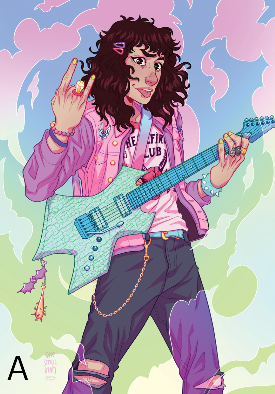Stranger Things Print Pastel Eddie | Last Chance!