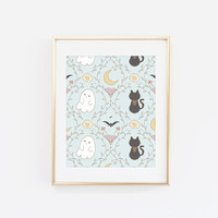 Halloween Pattern (Color Options Available) - Thumbnail 1