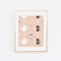 Halloween Pattern (Color Options Available) - Thumbnail 2