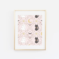 Halloween Pattern (Color Options Available) - Thumbnail 3