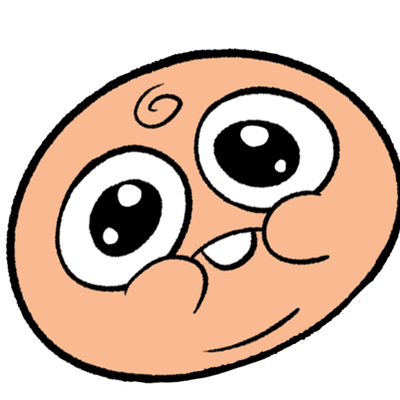  skater baby head sticker