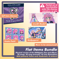 RANAgain "I Became A Vocaloid-P!" - Flat Merch Bundle (Physical Zine & Album) - Thumbnail 2