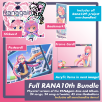 [Full Bundle!] RANAgain "I Became A Vocaloid-P!" - Full Bundle (Physical Zine & Album) - Thumbnail 1
