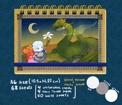 Snake Butterfly_Dragon sketchbook