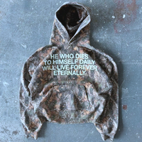 "WILL LIVE FOREVER ETERNALLY" REALTREE HOODIE - Thumbnail 1