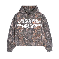 "WILL LIVE FOREVER ETERNALLY" REALTREE HOODIE - Thumbnail 2