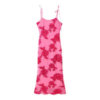 Embroidered Sleeveless Straight Temperament Holiday Dress - Thumbnail 2