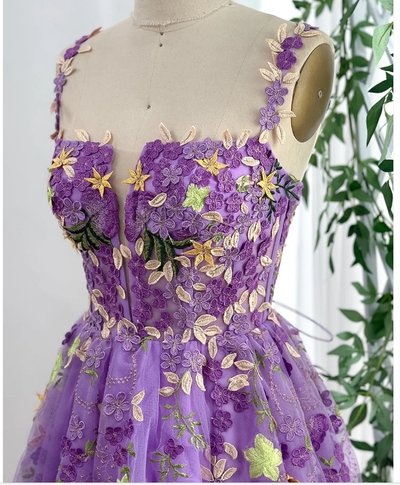 2024 New 3D Lace Dresses Birthday Dresses Prom Dresses Evening Dresses