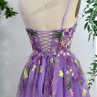 2024 New 3D Lace Dresses Birthday Dresses Prom Dresses Evening Dresses - Thumbnail 1