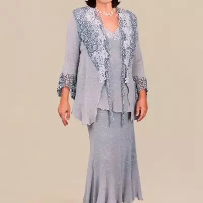 Mother of the bride/ groom dresses with jacket plus size lace mothers wedding guest dress vintage custom made mother s groom gowns gown