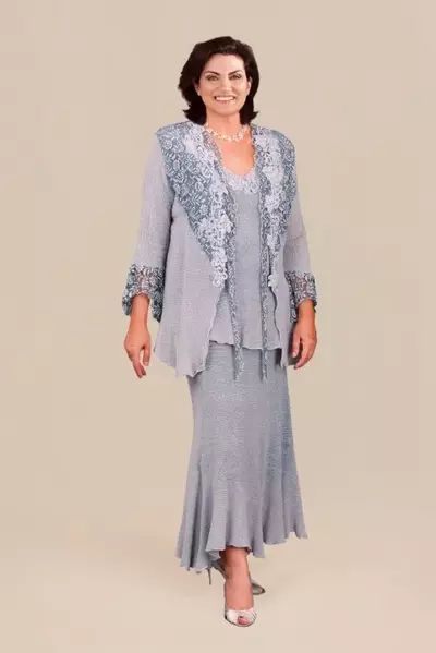 Mother of the Bride/ Groom Dresses with Jacket Plus Size Lace Mothers Wedding Guest Dress Vintage Custom Made Mother s Groom Gowns Gown
